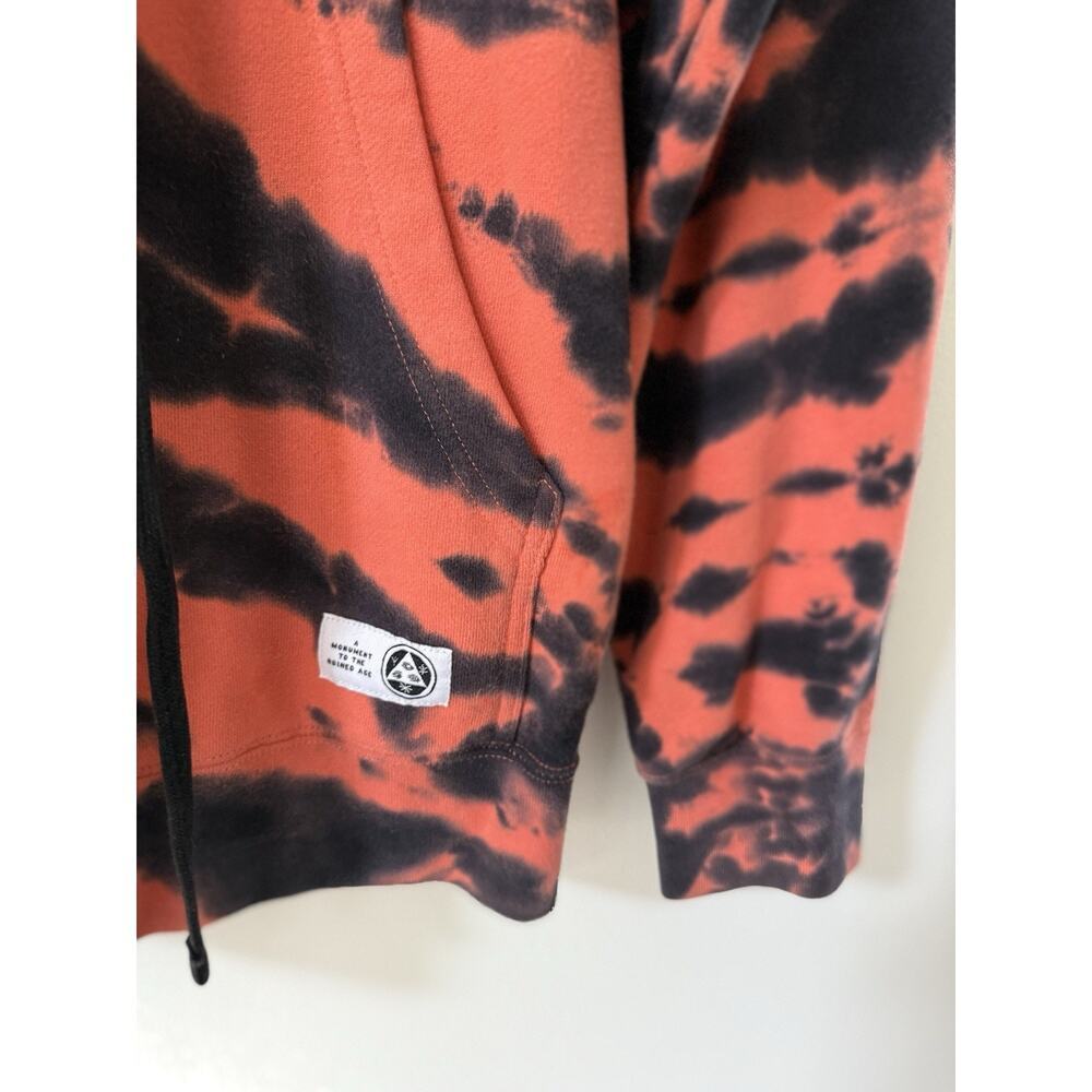 Welcome Skateboards Danny Duncan Hoodie Inkblot Tie Dye Coral Black Size S - Picture 4 of 12